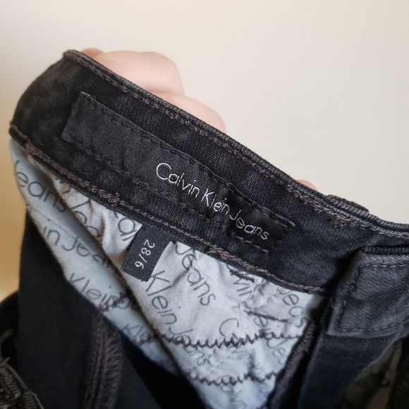 Calvin Klein Jeans High Rise Shape Boot Cut Black - Picture 5 of 7